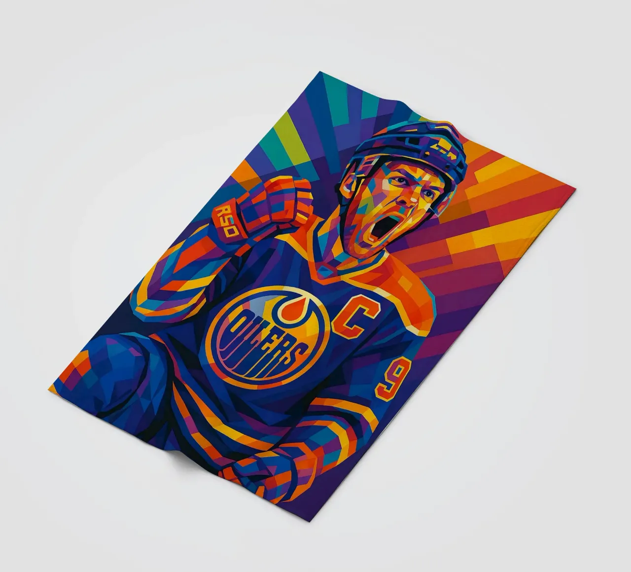 connor mcdavid coperta in pile da HopeStudio
