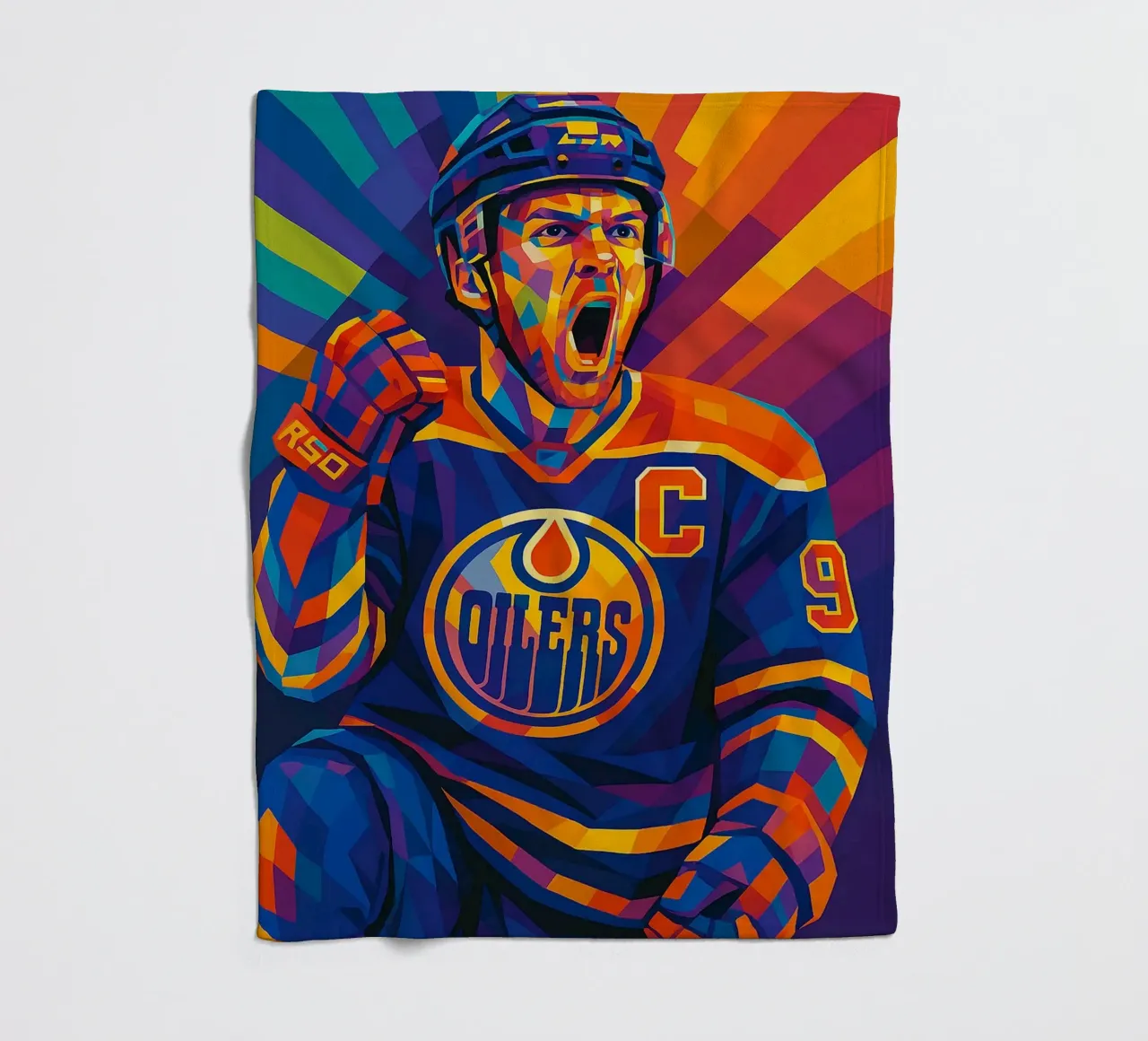 connor mcdavid coperta in pile da HopeStudio