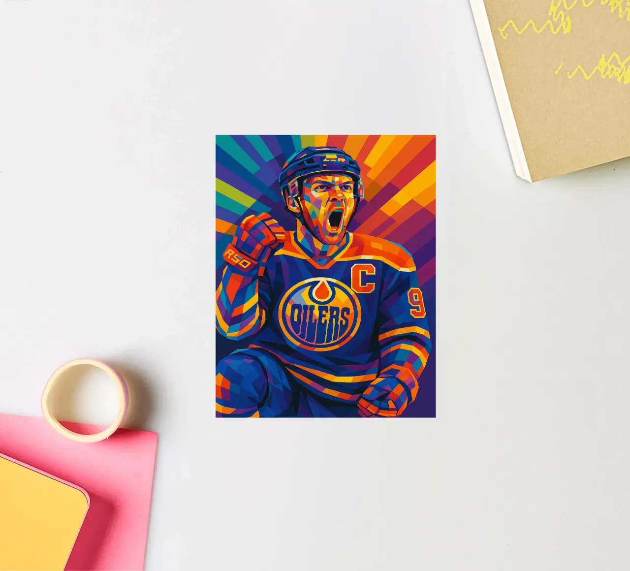 connor mcdavid adesivo da HopeStudio