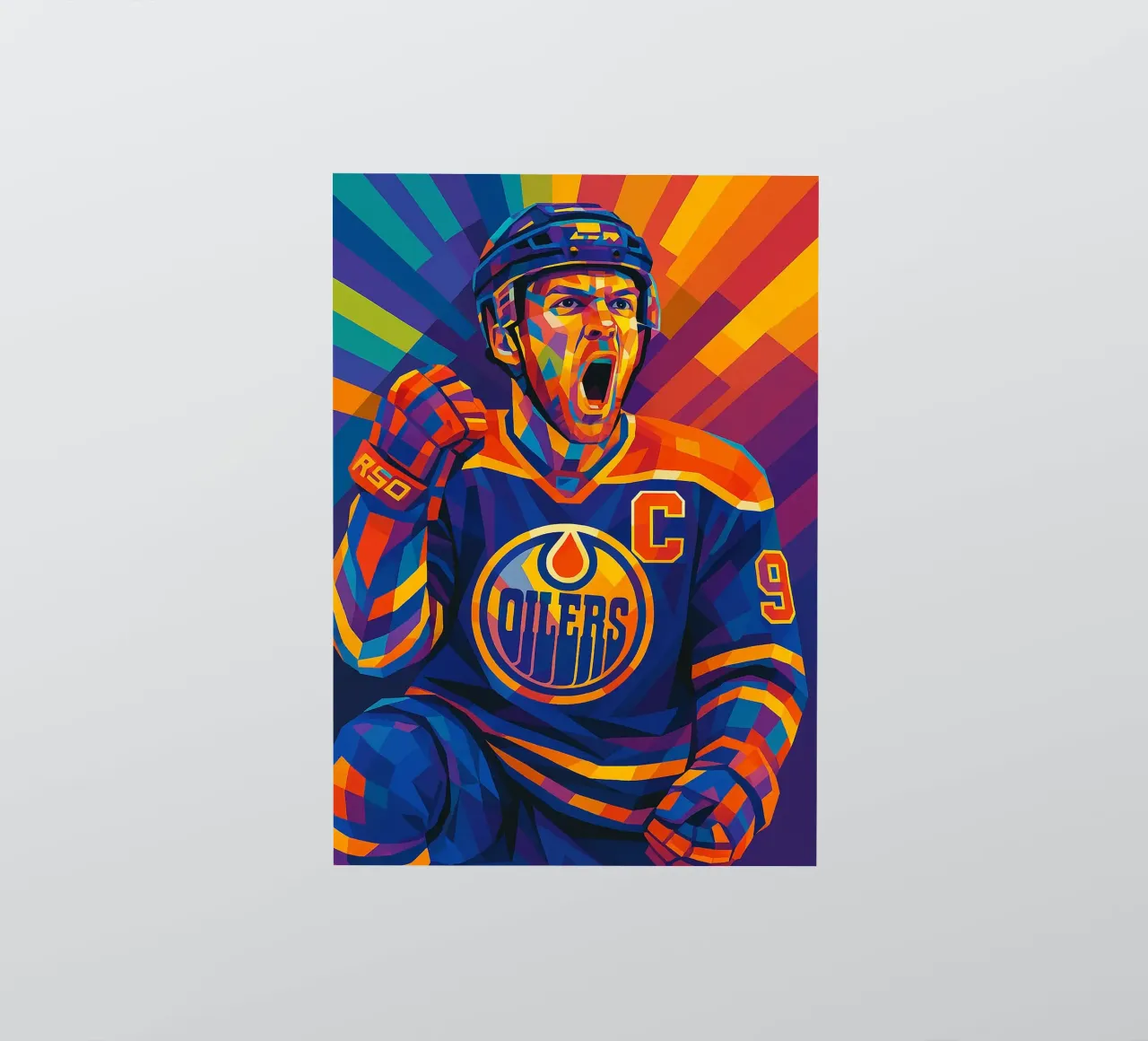 connor mcdavid adesivo da HopeStudio