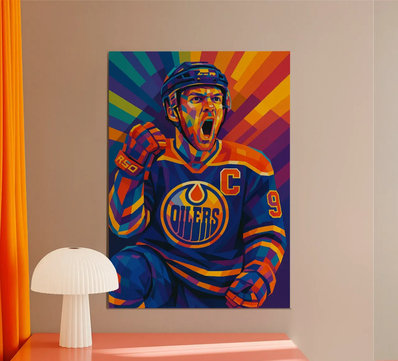 connor mcdavid alluminio dibond da HopeStudio