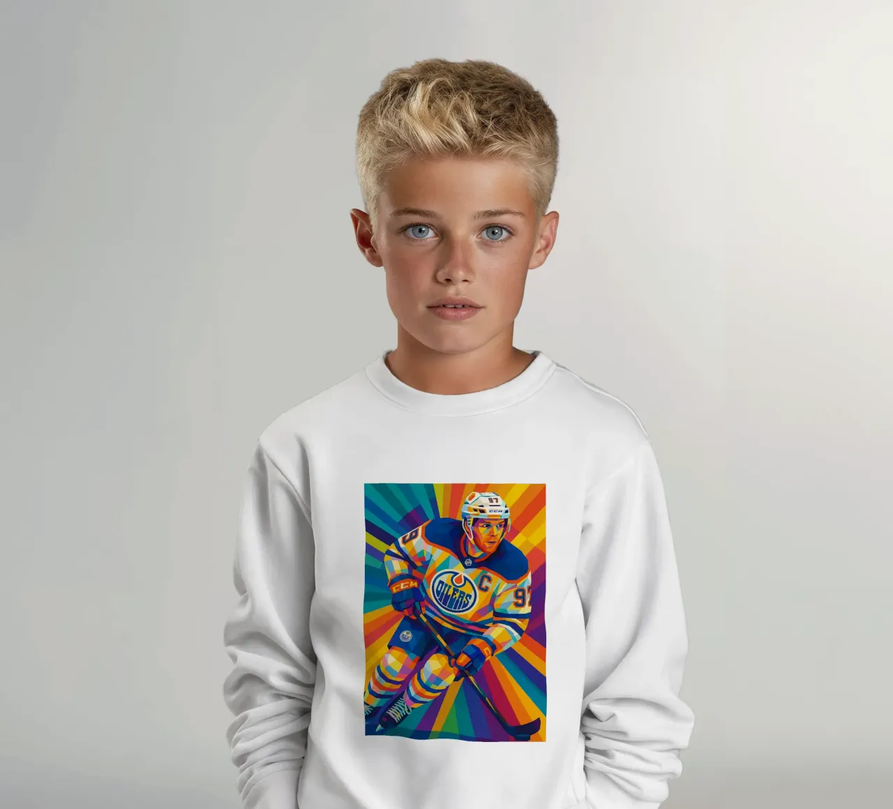 connor mcdavid felpa bambino da HopeStudio