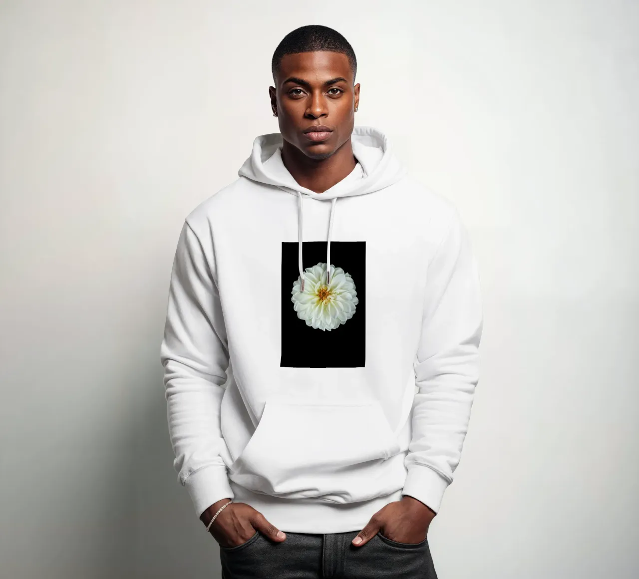 Dahlia 1 felpa con cappuccio da Curious Collections by Marielle Leenders