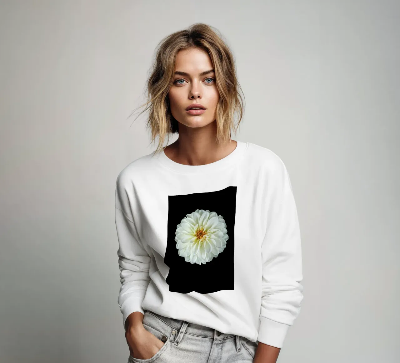 Dahlia 1 sweatshirt by Curious Collections by Marielle Leenders