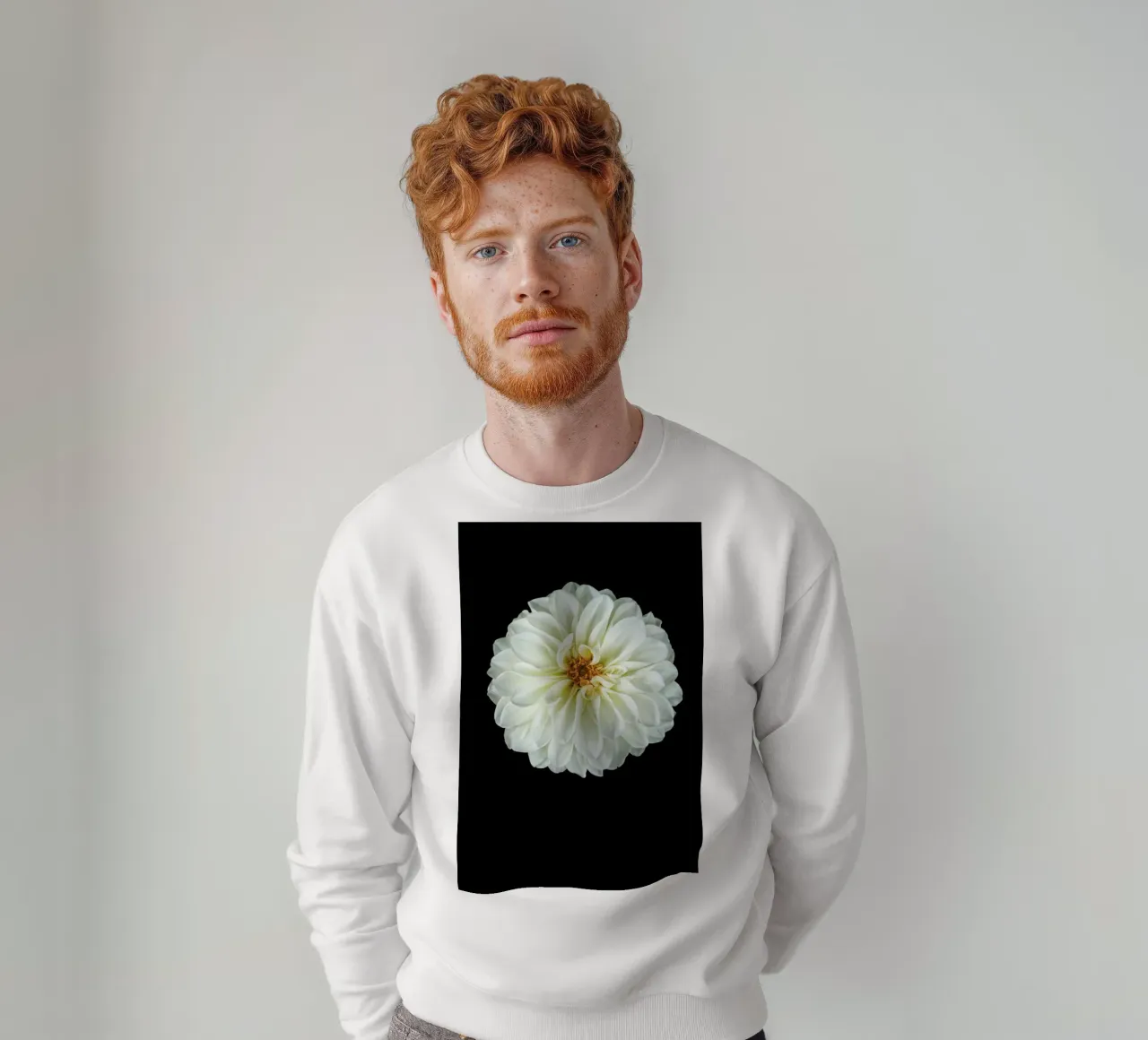 Dahlia 1 sweatshirt by Curious Collections by Marielle Leenders