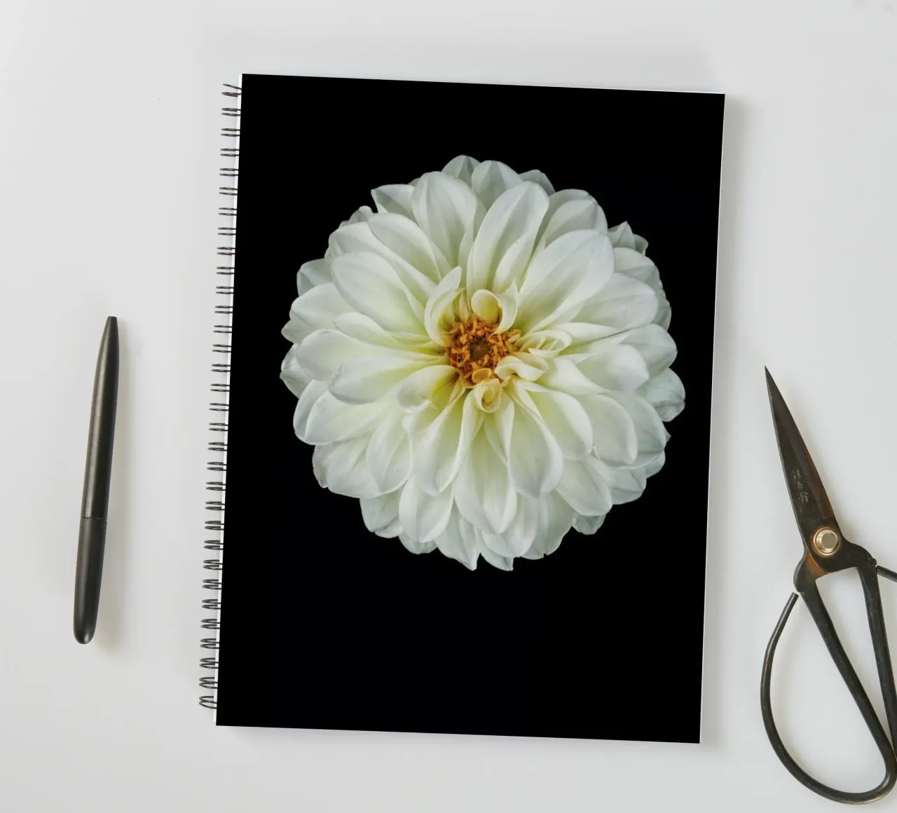 Dahlia 1 spiral notebook by Curious Collections by Marielle Leenders