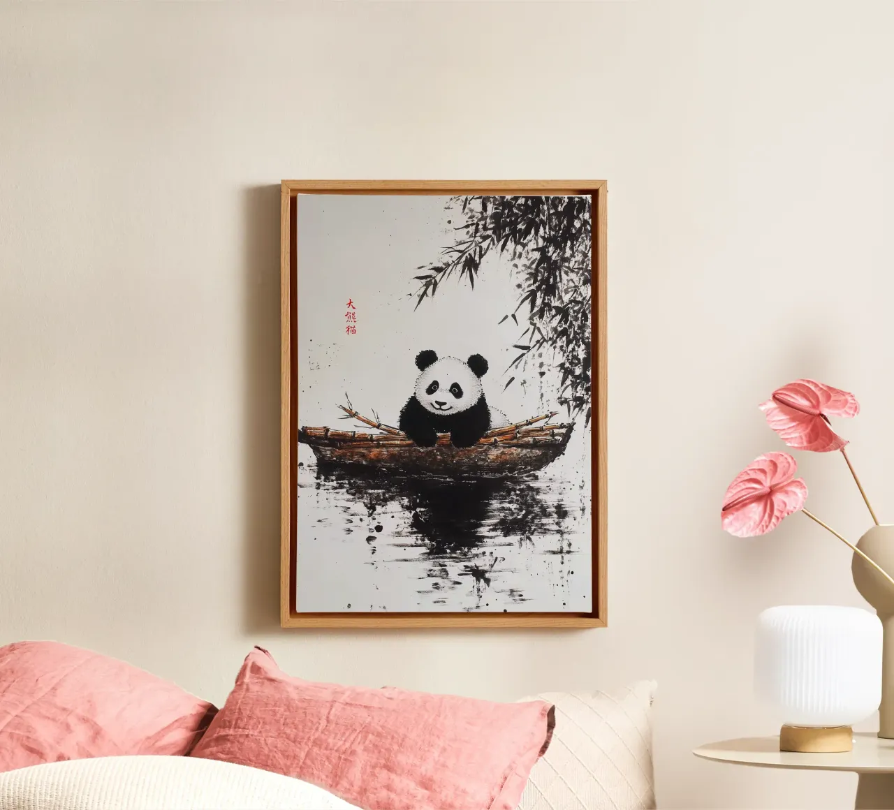 panda boot bamboe water canvas van James Isaac Jackson