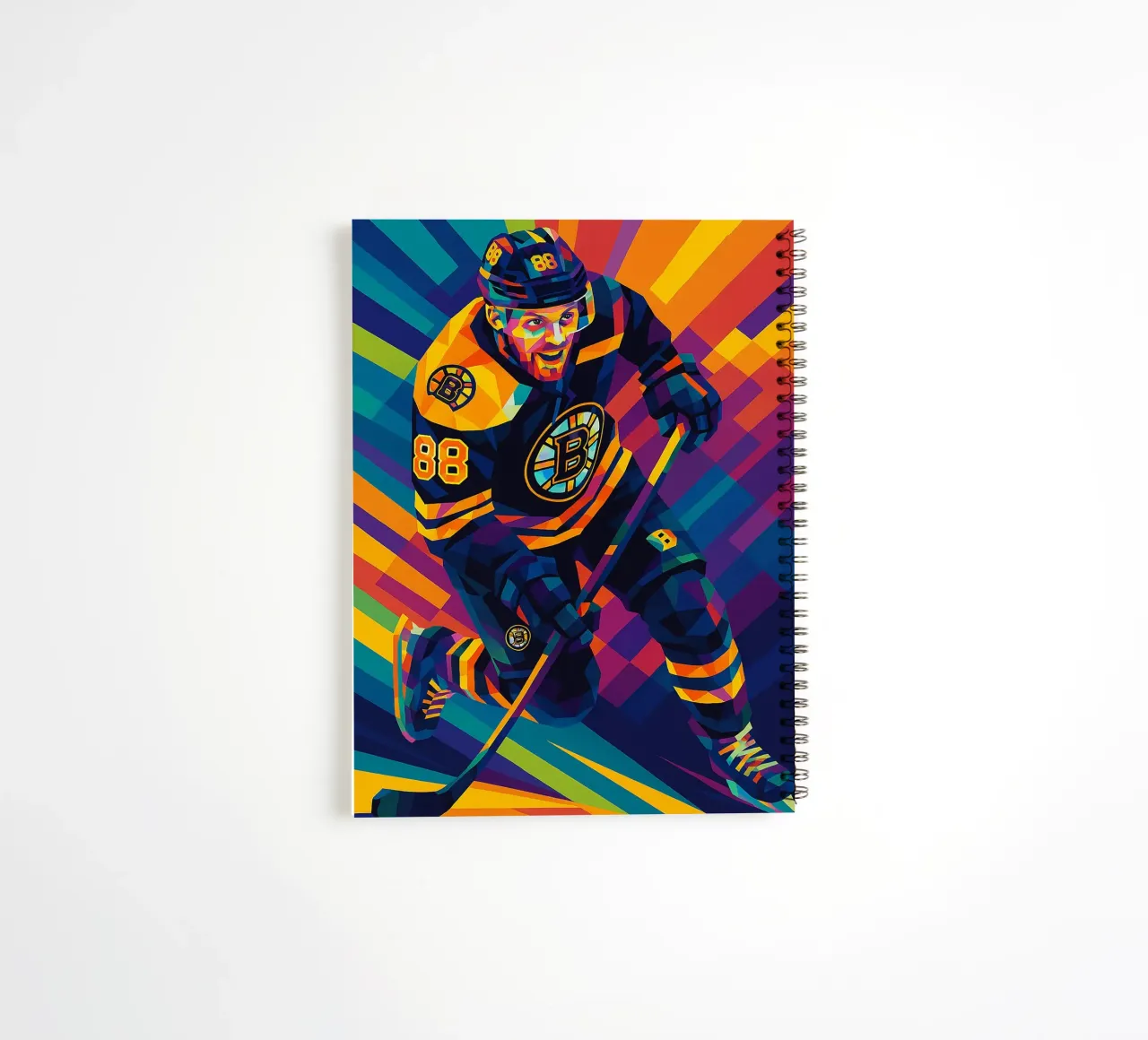 David Pastrnak spiral notebook by HopeStudio