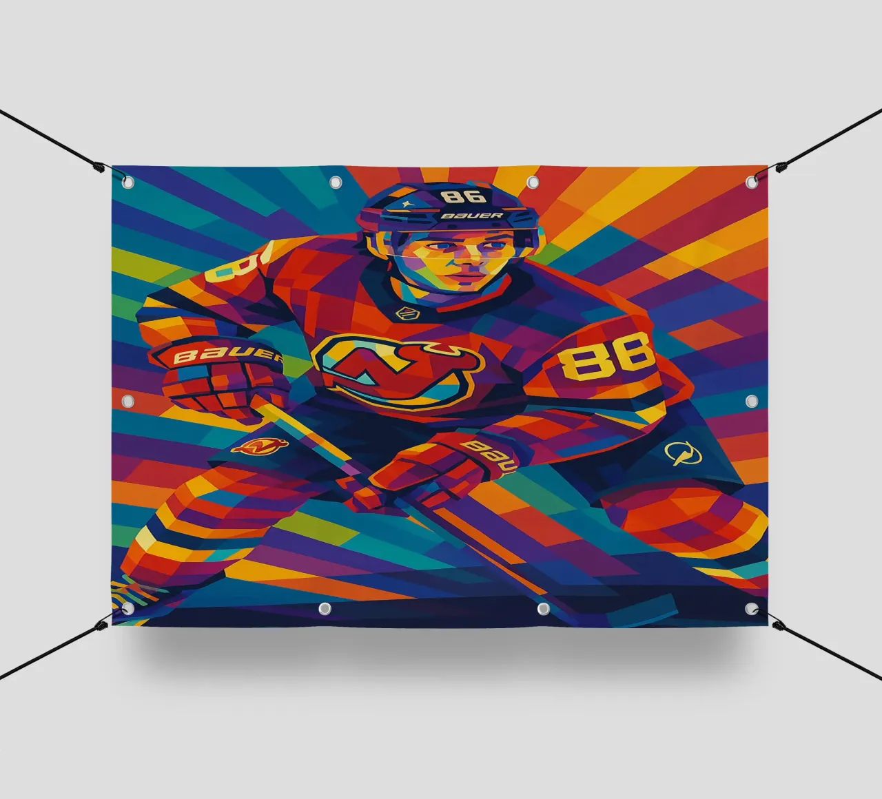 Jack Hughes telo in pvc da HopeStudio
