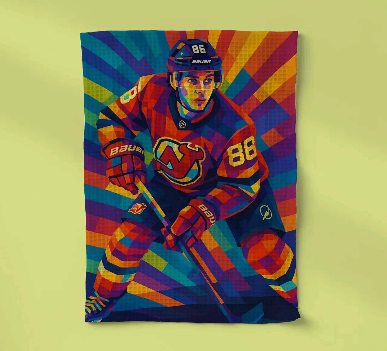 Jack Hughes tea towel by HopeStudio