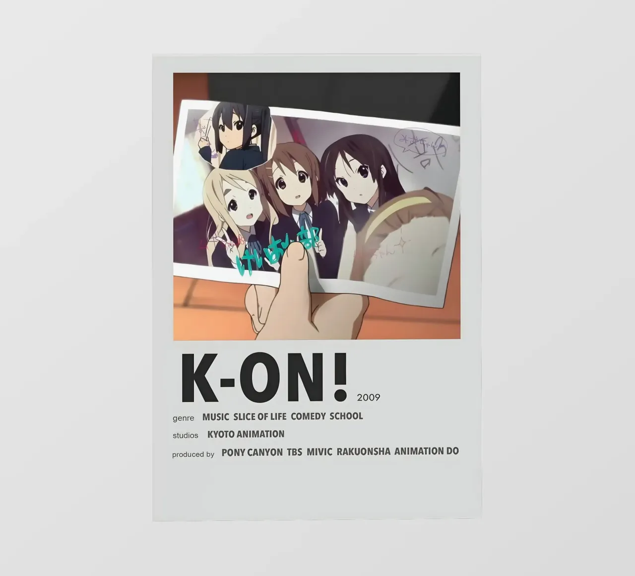 K-ON!  2009 telo in pvc da Totoya
