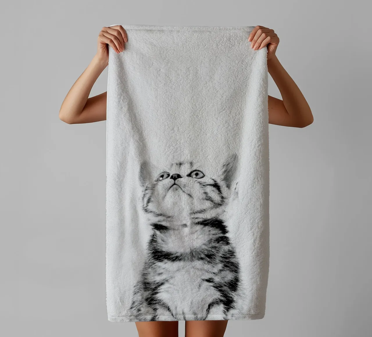 Kitten II asciugamano da bagno da Paws & Claws