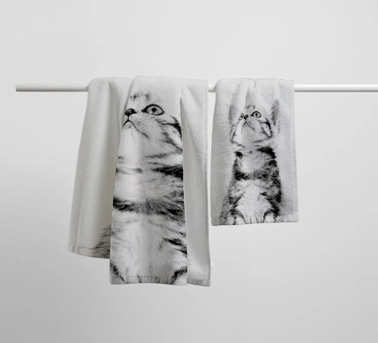 Kitten II asciugamano da bagno da Paws & Claws