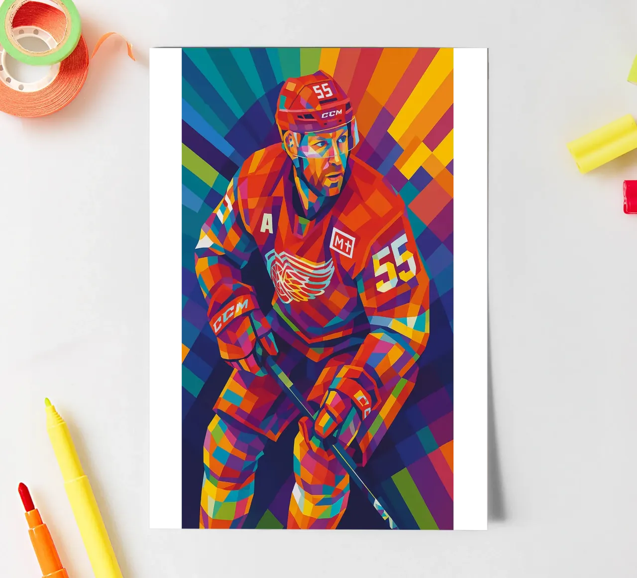Niklas Kronwall Stickerbogen von HopeStudio