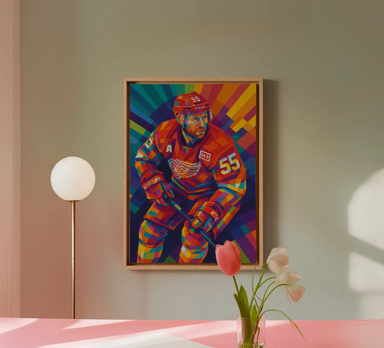 Niklas Kronwall tela con Cornice a cassetta da HopeStudio