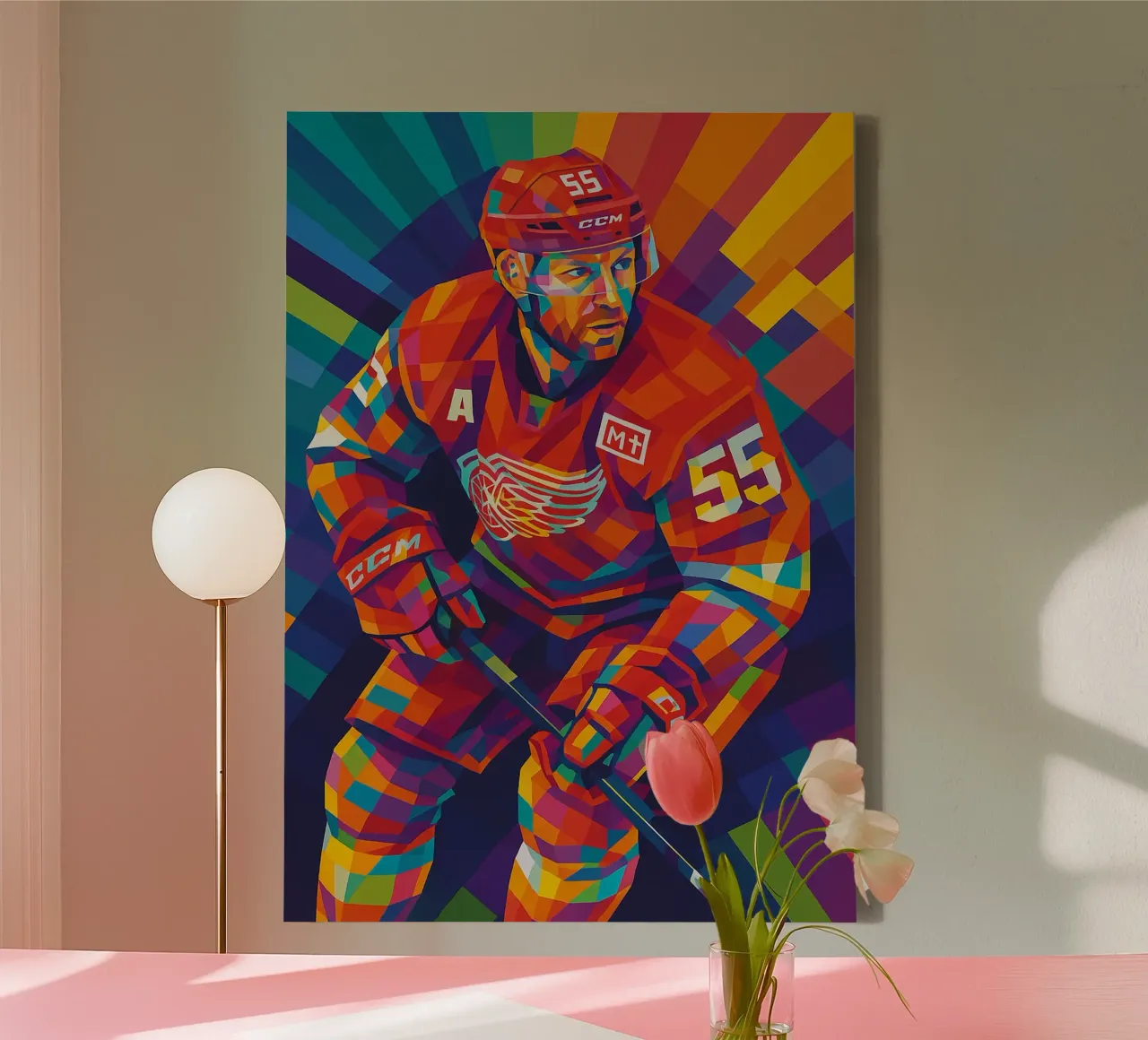 Niklas Kronwall tela con Cornice a cassetta da HopeStudio