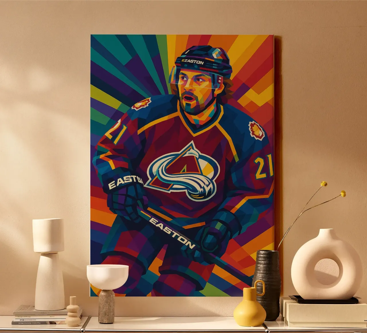 Peter Forsberg tela con Cornice a cassetta da HopeStudio