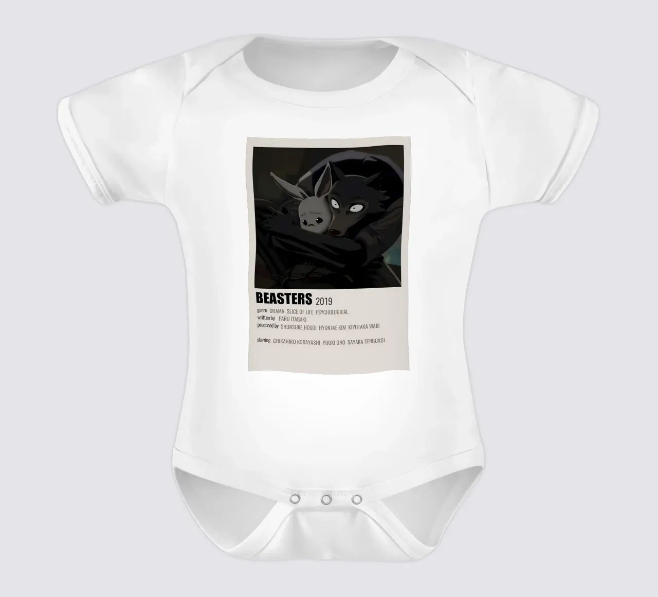BEASTERS  2019 body neonato maniche corte da Totoya