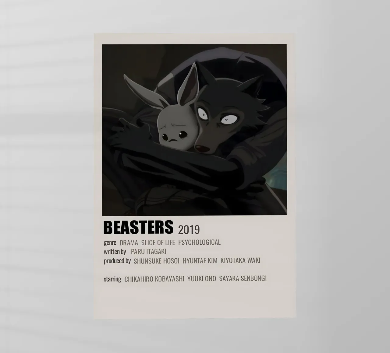 BEASTERS  2019 pellicola backlit da Totoya