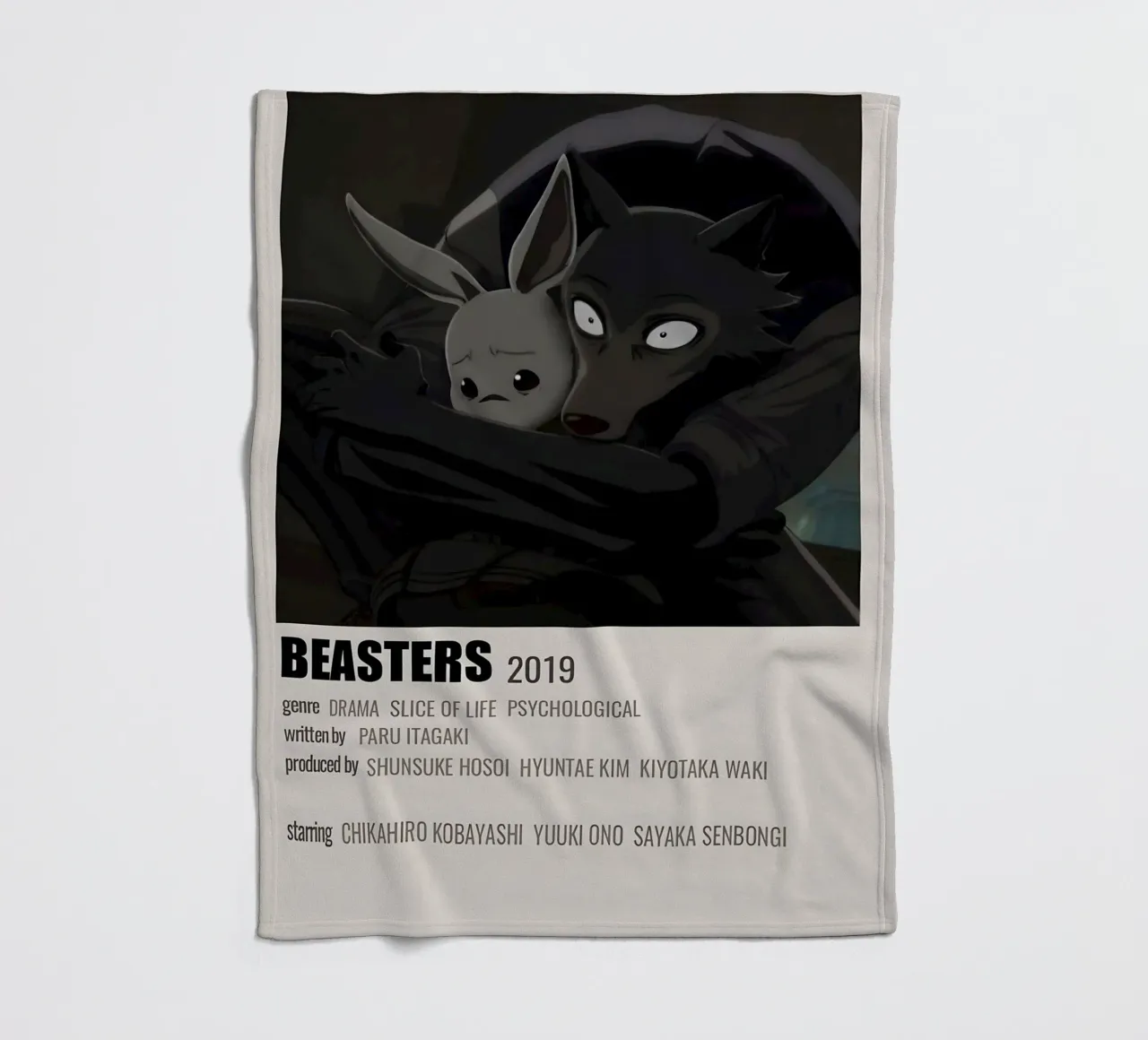 BEASTERS  2019 coperta in pile da Totoya