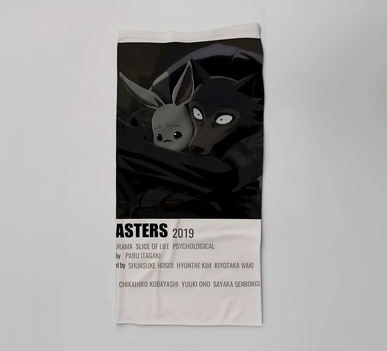 BEASTERS  2019 asciugamano da bagno da Totoya