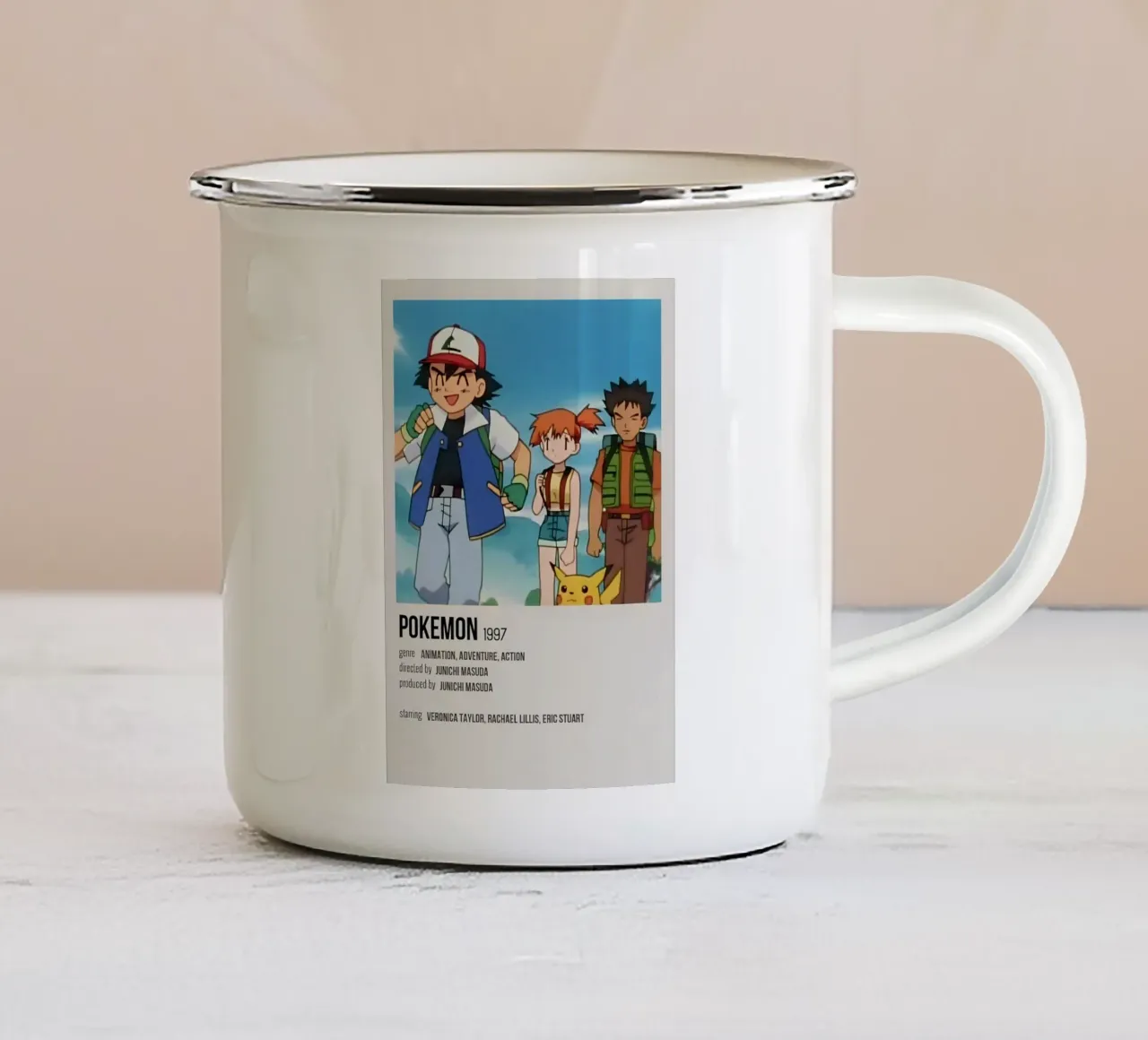 POKEMON 1997 tazza in smalto da Totoya