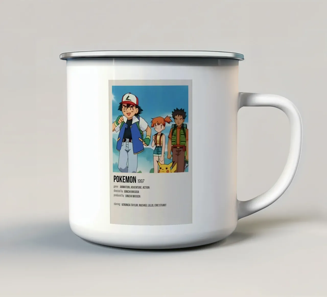 POKEMON 1997 tazza in smalto da Totoya