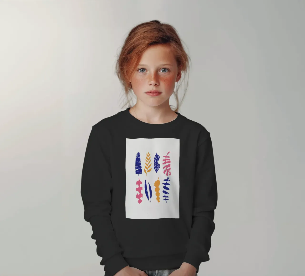 Leaves Stacked II felpa bambino da Pure