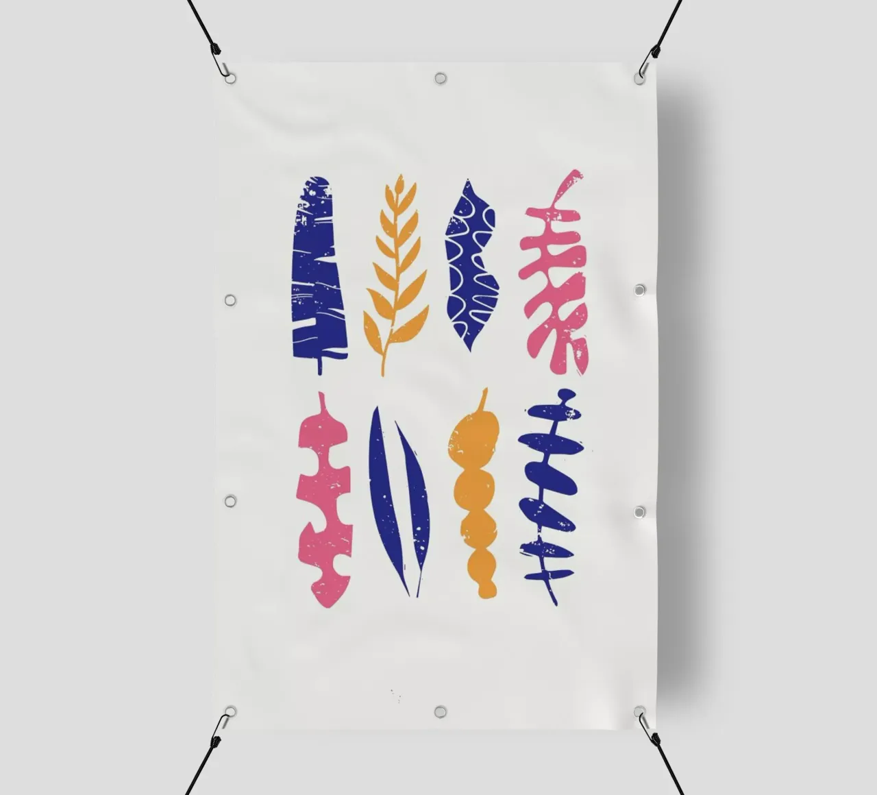 Leaves Stacked II telo in pvc da Pure