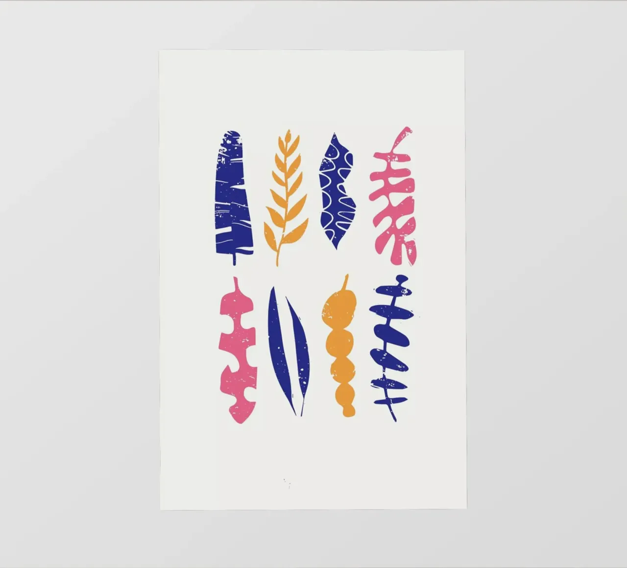 Leaves Stacked II telo in pvc da Pure