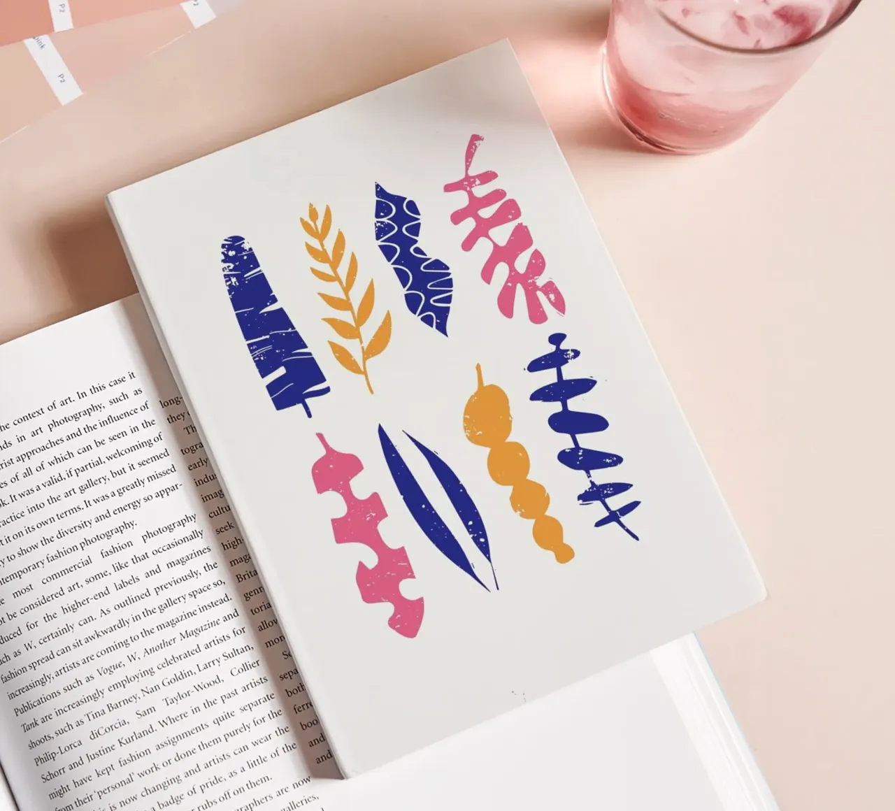 Leaves Stacked II notebook by Pure