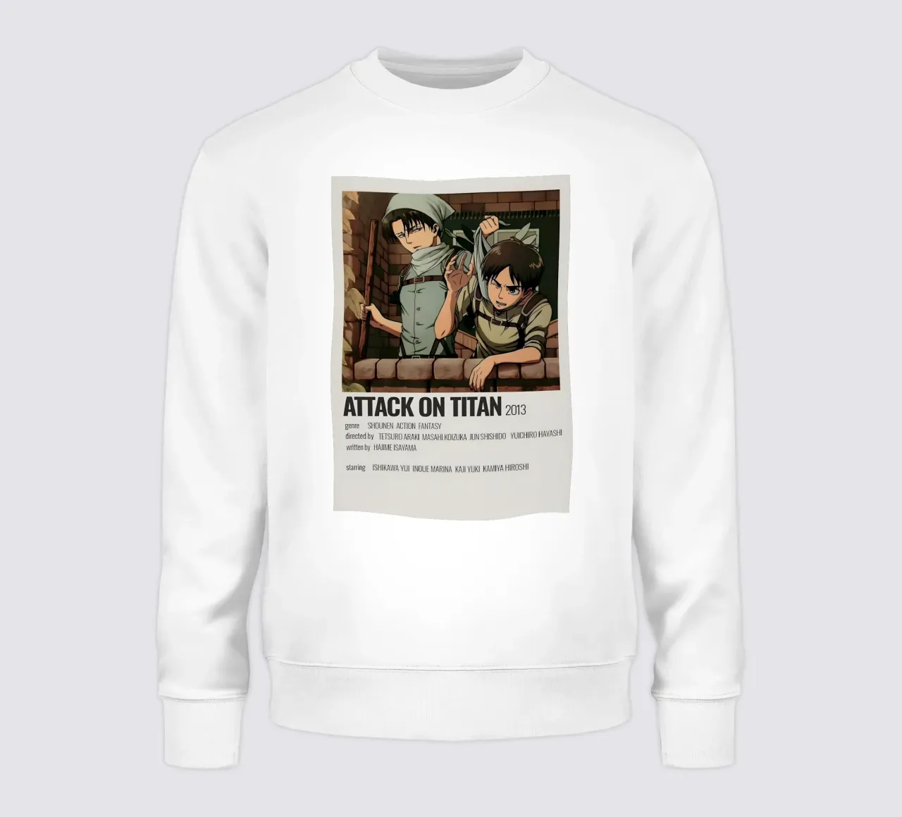 ATTACK ON TITAN 2013 felpa da Totoya