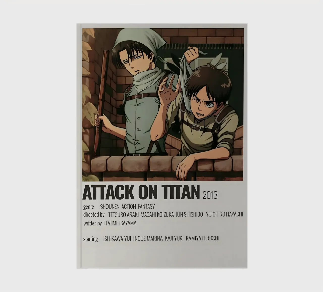 ATTACK ON TITAN 2013 notebook by Totoya