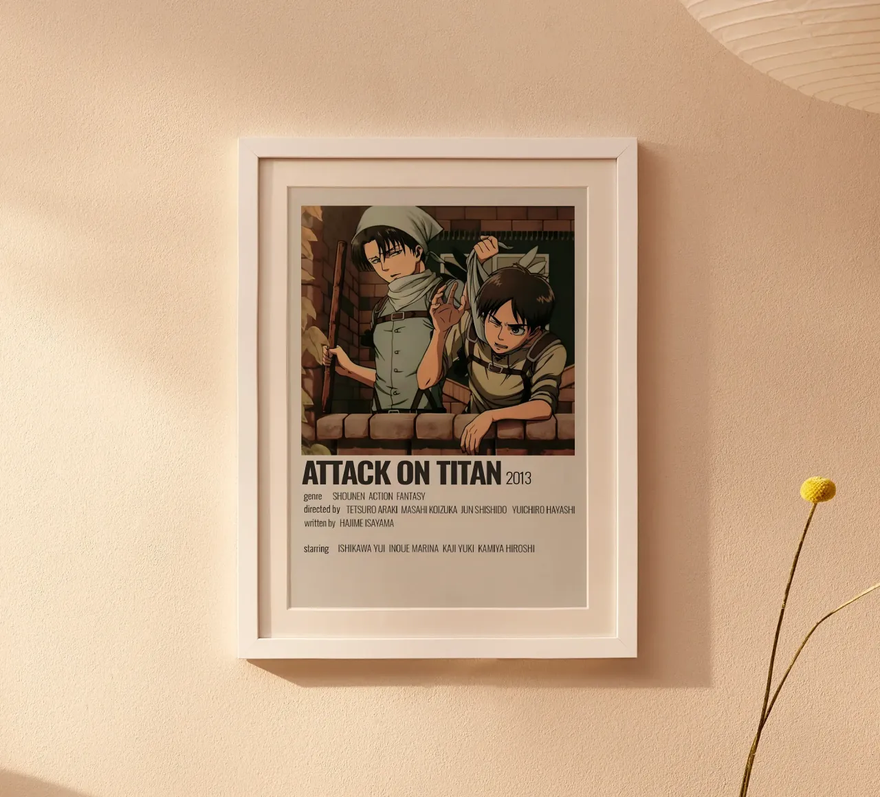 ATTACK ON TITAN 2013 carta hahnemühle da Totoya