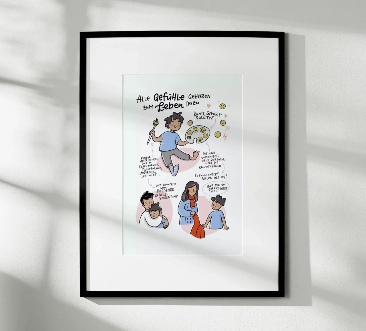 Gefühle Poster von Geborgen Wachsen x JUNIQE