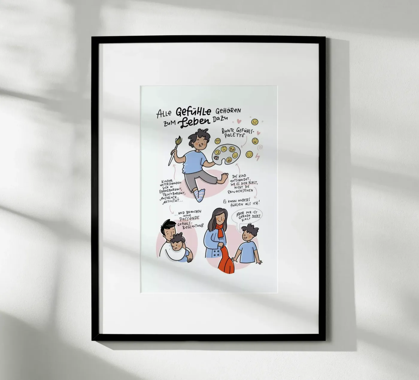 Gefühle poster da Geborgen Wachsen x JUNIQE