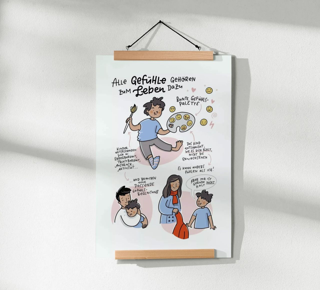 Gefühle Poster von Geborgen Wachsen x JUNIQE