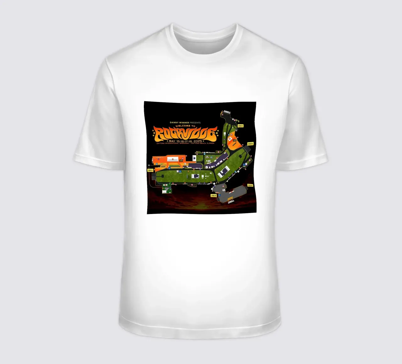 Rockville 2025 t-shirt de Band Merch