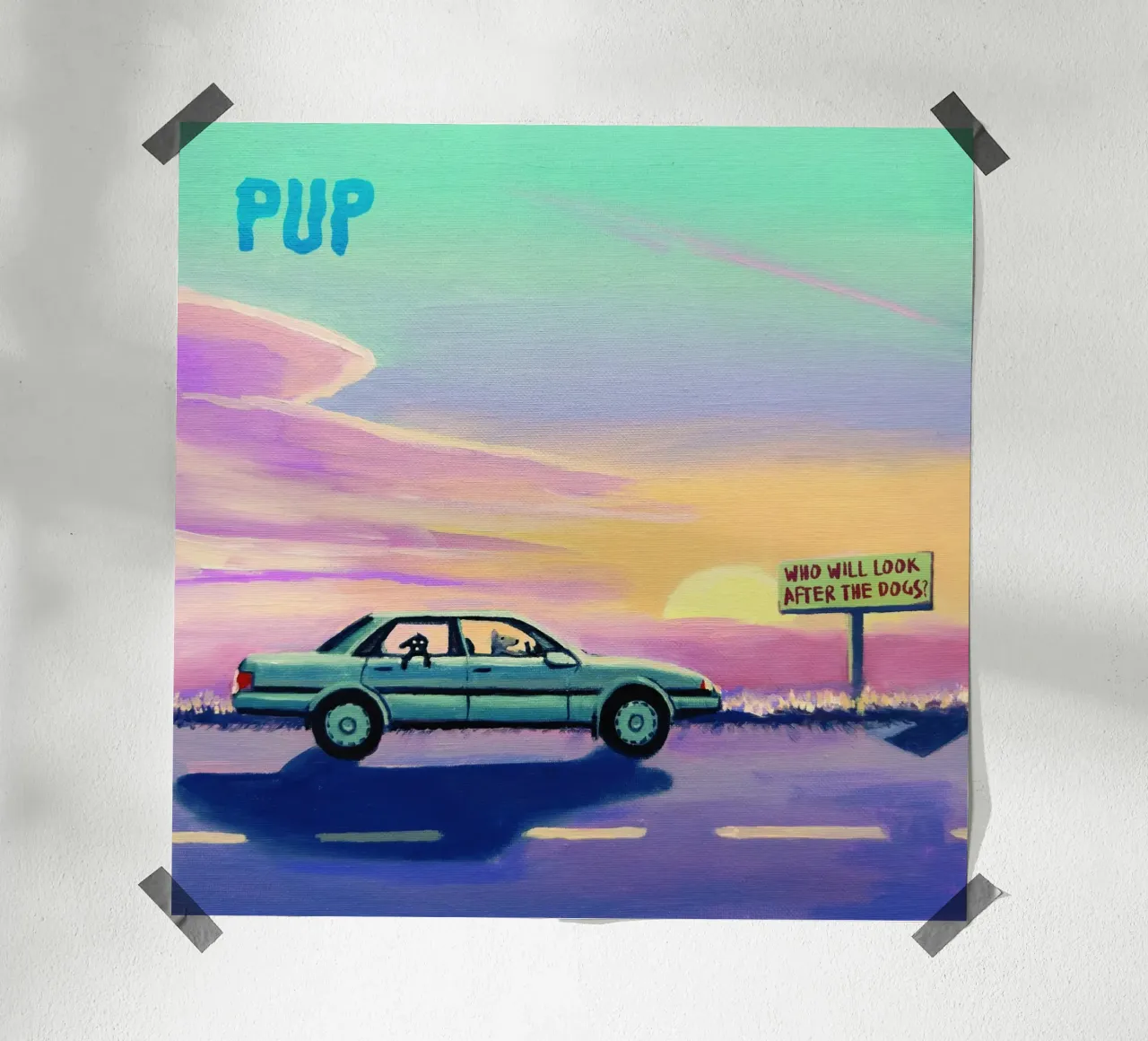 PUP Chi si occupa dei cani poster da Band Merch