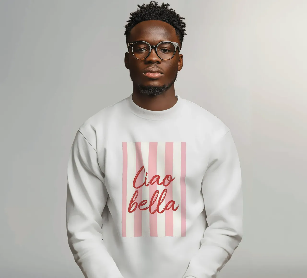 Ciao Bella Stripe Print felpa da DolceVita