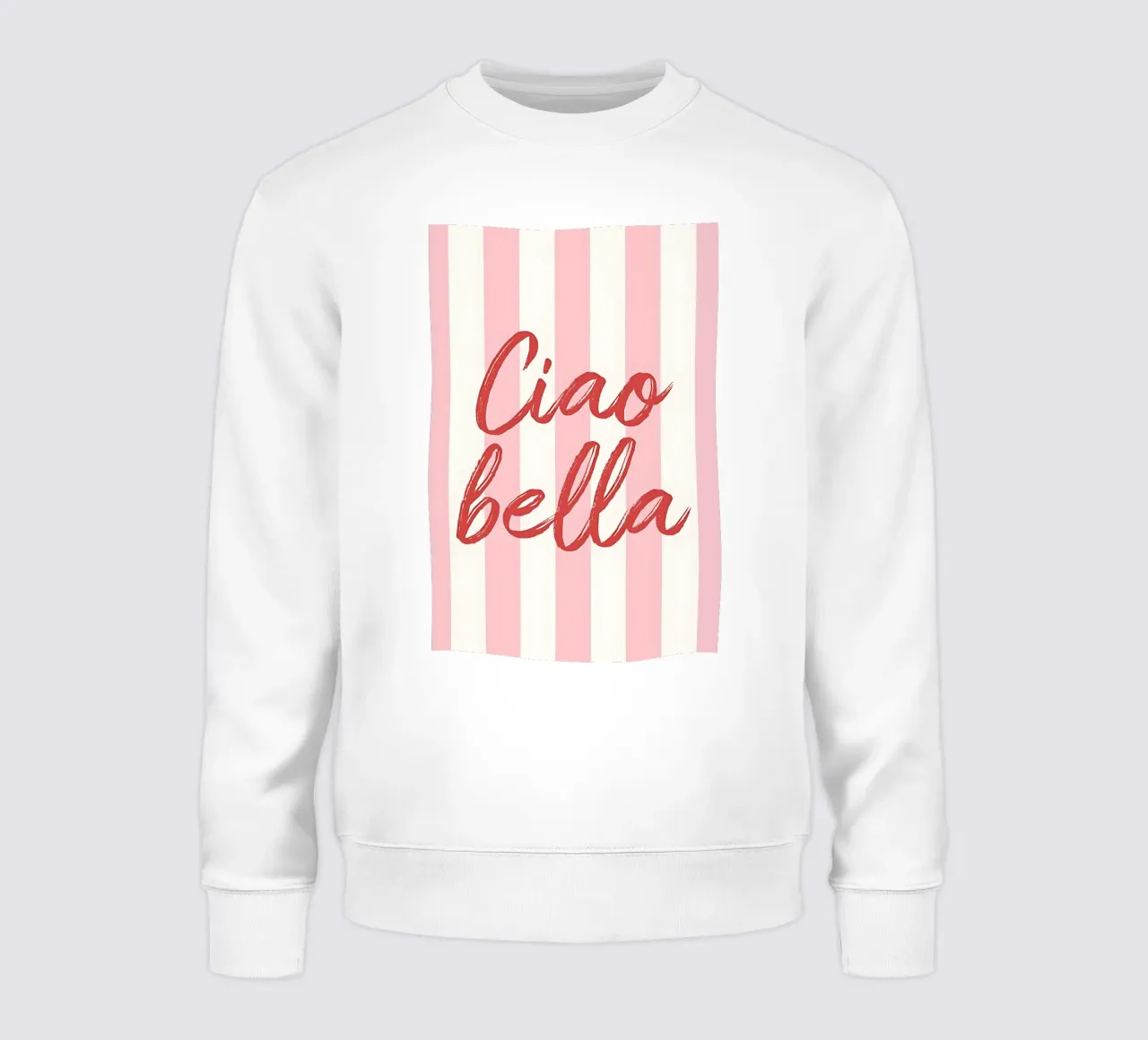 Hallo Bella Streifendruck Sweatshirt von DolceVita