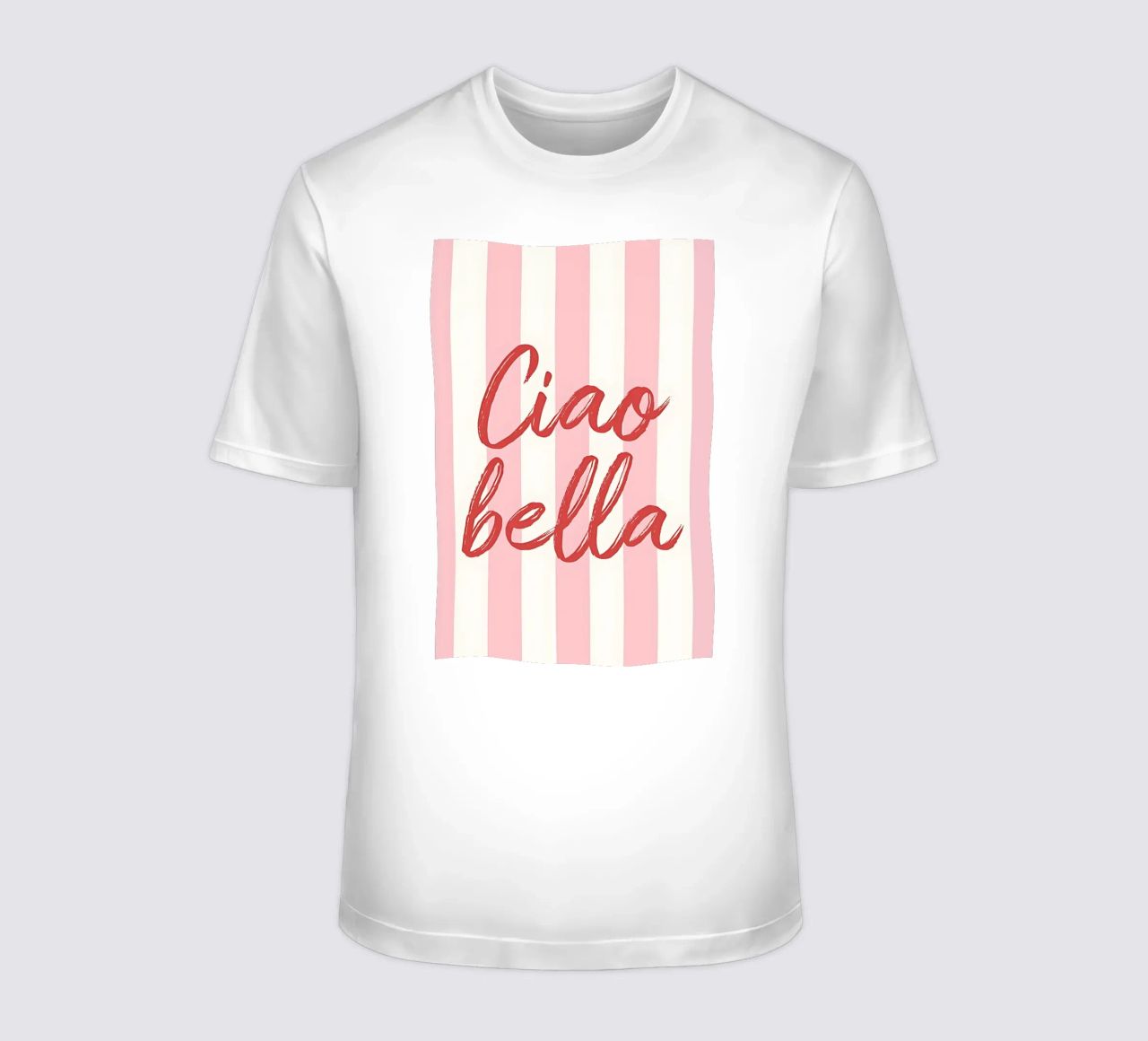 Ciao Bella Stripe Print t-shirt da DolceVita