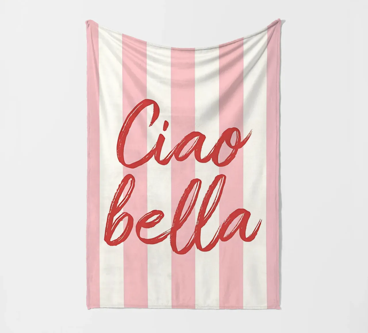 Ciao Bella Stripe Print coperta in pile da DolceVita