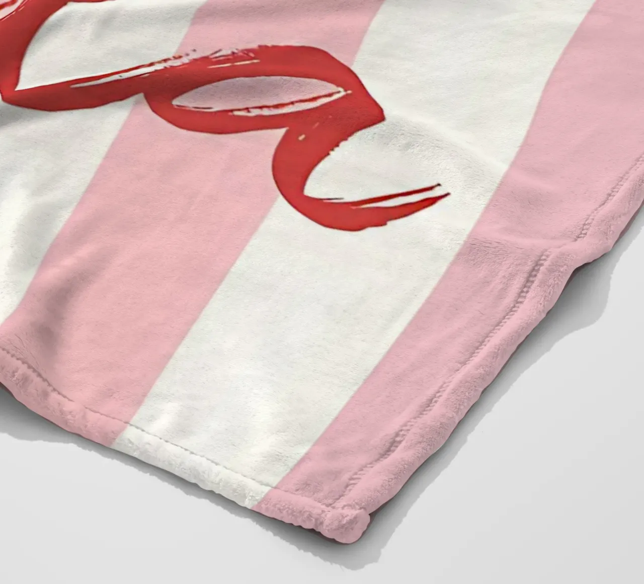 Ciao Bella Stripe Print coperta in pile da DolceVita