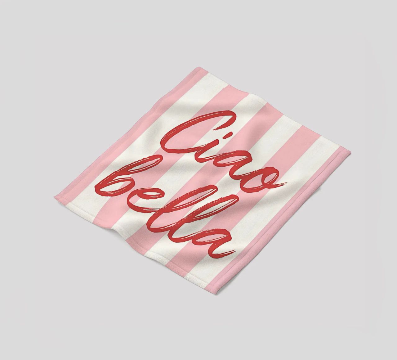 Ciao Bella Stripe Print coperta in pile da DolceVita