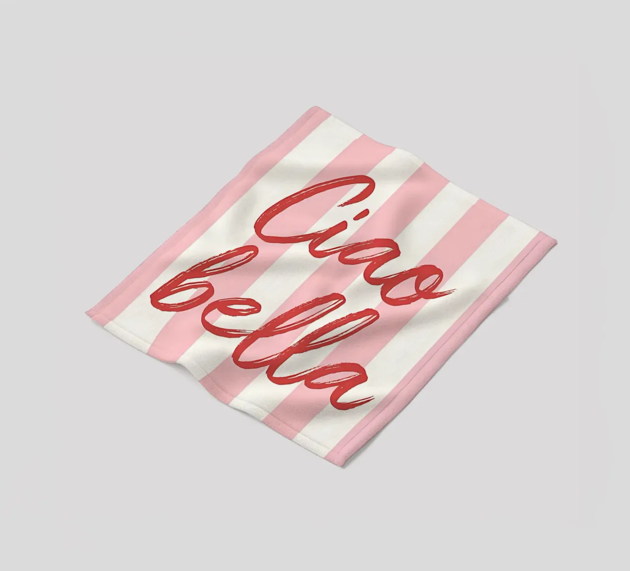 Ciao Bella Stripe Print coperta in pile da DolceVita