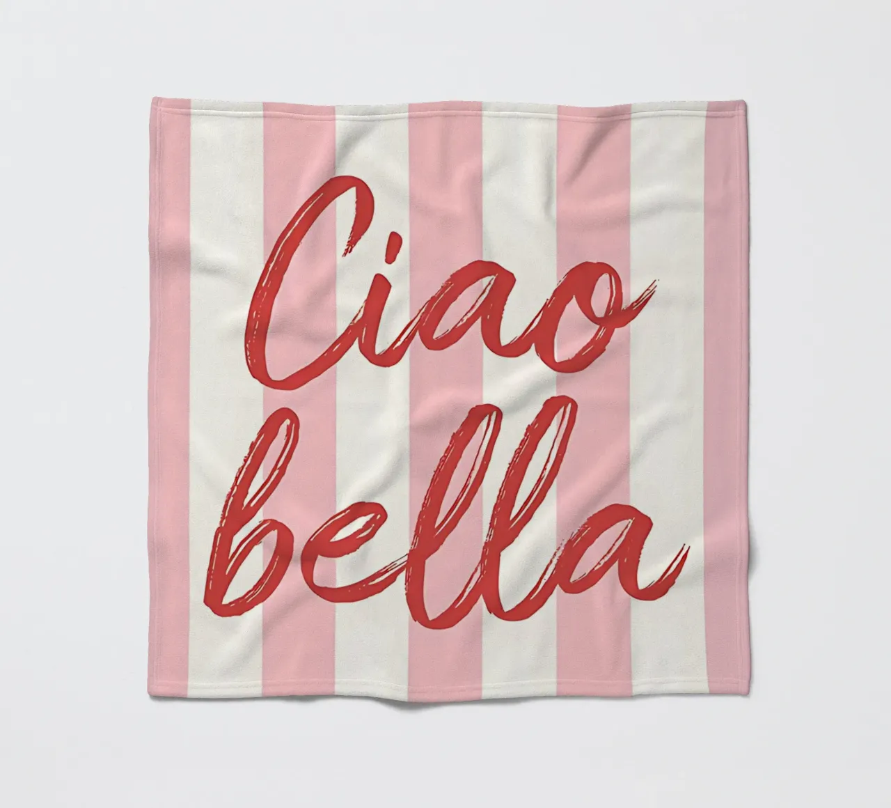 Ciao Bella Stripe Print coperta in pile da DolceVita
