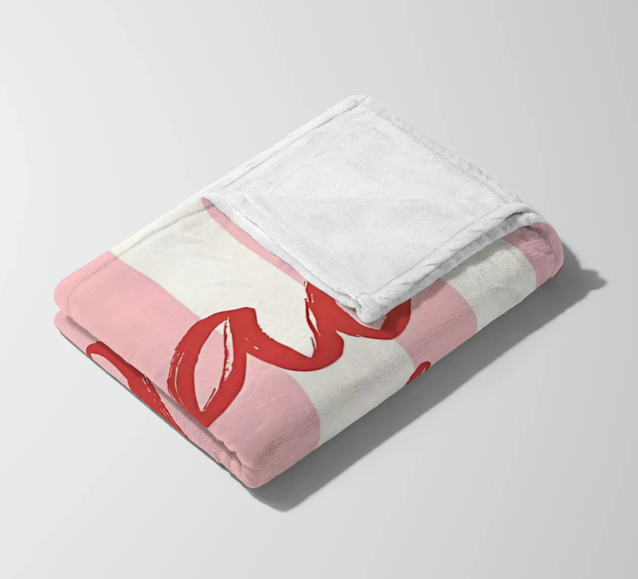 Hello Bella Stripe Print fleecedeken van DolceVita