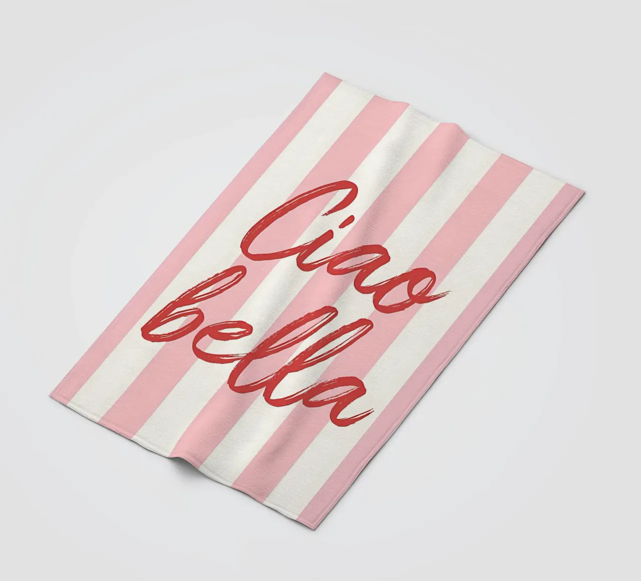 Ciao Bella Stripe Print coperta in pile da DolceVita