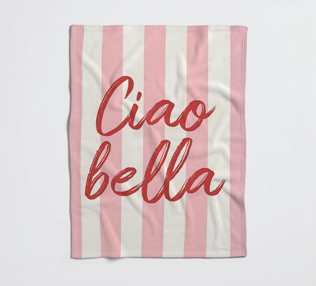 Ciao Bella Stripe Print coperta in pile da DolceVita